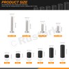 Rustark Wall Plate Screws Electrical Outlet Screws Spacers Assortment Kit