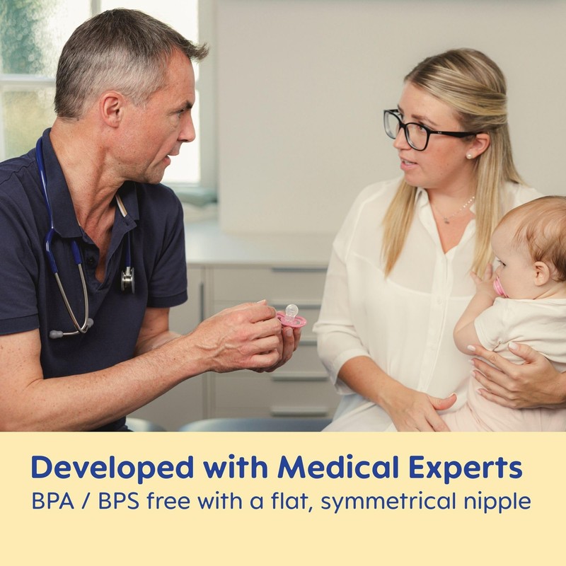 MAM Air Pacifiers, Binky for 16+ Months, BPA-Free Silicone Nipple,