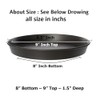 7" to 20" inch Base Commercial Heavy Duty Noon Stick