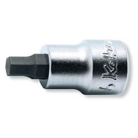 Yamashita Industrial Laboratory Koken 3/8 (9.5 mm) SQ. Hex Bit Socket, Total Length 1.5 inches (38 mm), 0.4 inches (11 mm), 3010M.38-11