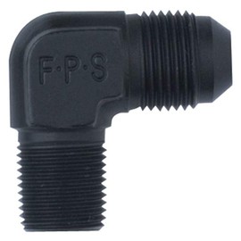Fragola 482288-BL Black Size (-8) x 1/2" MPT 90° Adapter Fitting