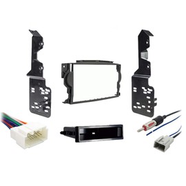 Harmony Audio HA-40HD10 Compatible with Acura TL 2007 2008 Single DIN Stereo Harness Radio Install Dash Kit Package New