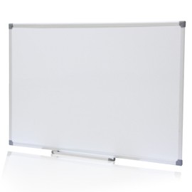 VIZ-PRO Cat-Eye Magnetic Whiteboard/Dry Erase Board, 36 X 24 Inches, Silver Aluminium Frame