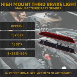 Dasbecan 3rd Brake Light Led Center High Mount Stop Light Compatible with 2015-2019 Ford transit 150 transit 250 transit 350 Replaces 1821327 185817 BK3Z13466A