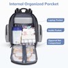 Mancro Diaper Bag Backpack, Large Multifunction Waterproof Travel Baby Changing