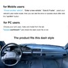 Yiz Dash Cover Mat Fit for Ford F150 F250 F350