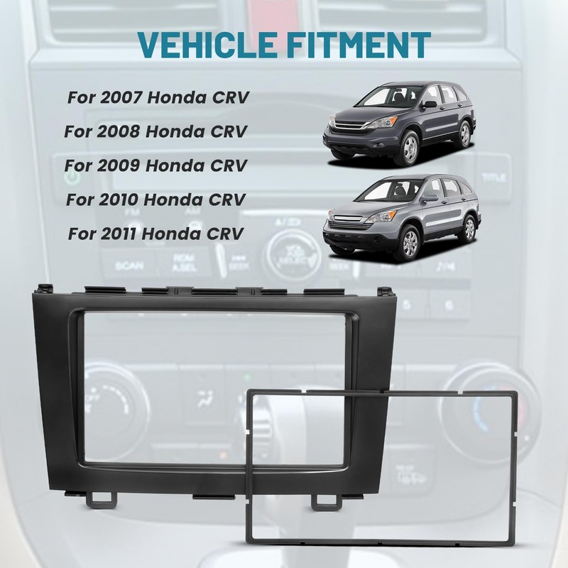 NuIth Double DIN Radio Dash Kits for Honda CRV 2007-2011,