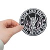 1 X Rock Emblem Embroidered Hot Melt Patch Clothes Hat