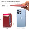 Valentoria Slim RFID Blocking Card Holder Small Pocket Wallet Keychian