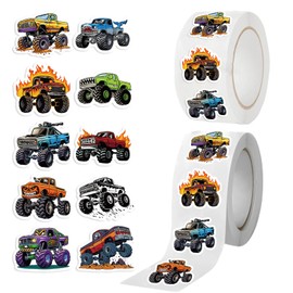 Car Sticker Reward Stickers, 1000PCS, 2 Roll, 2 Colour