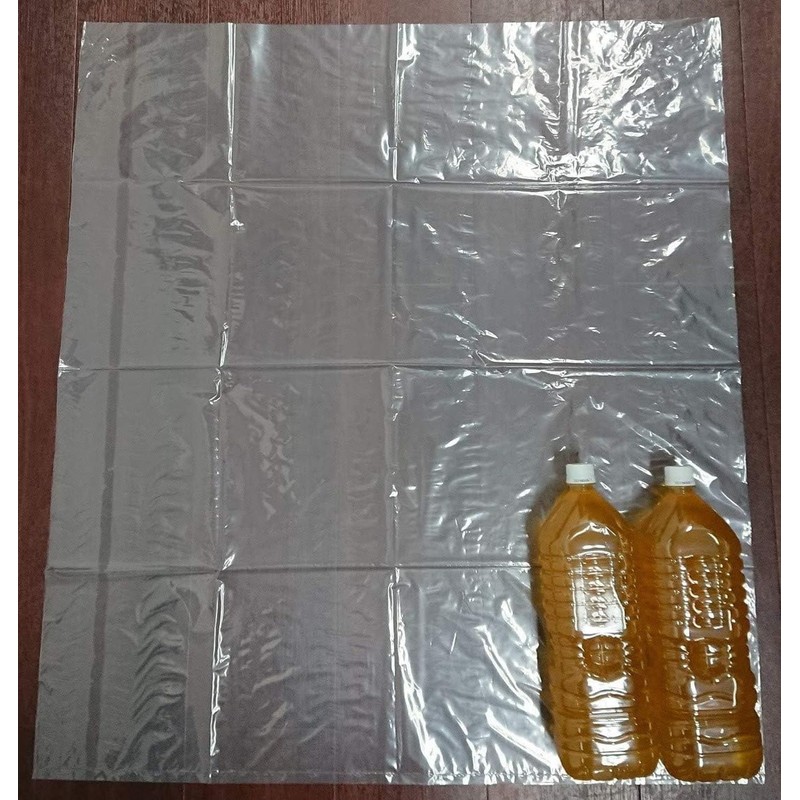 10 pack of 70 liter transparent garbage bags (easy to