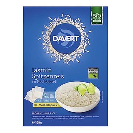 DAVERT Organic Jasmine Lace Rice in Cooking Bag, 500 g (Pack of 1)