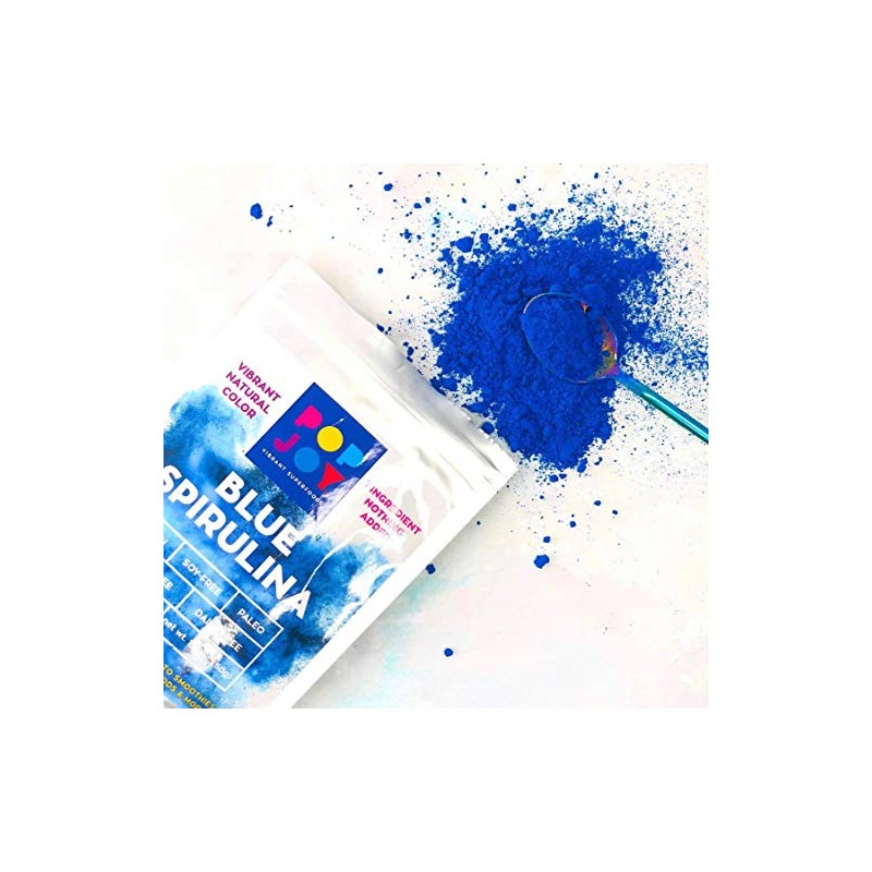 POPJOY - Polvo de espirulina 100 azul - SuPERFODS vibrantes