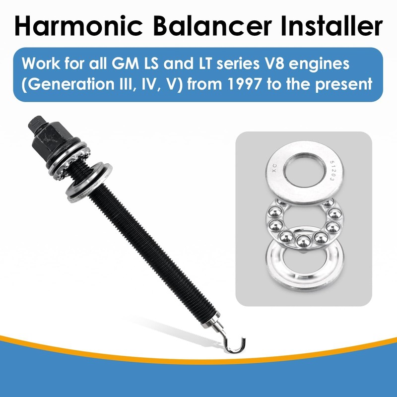 KITONLA 25264 Harmonic Balancer Puller and LS Harmonic Balancer Installation