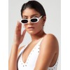 AIEYEZO - anteojos de sol ovaladas retro para mujer, estilo