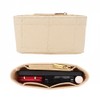 Libpttl Small Zipped Felt Bag Organiser Insert for Handbags &