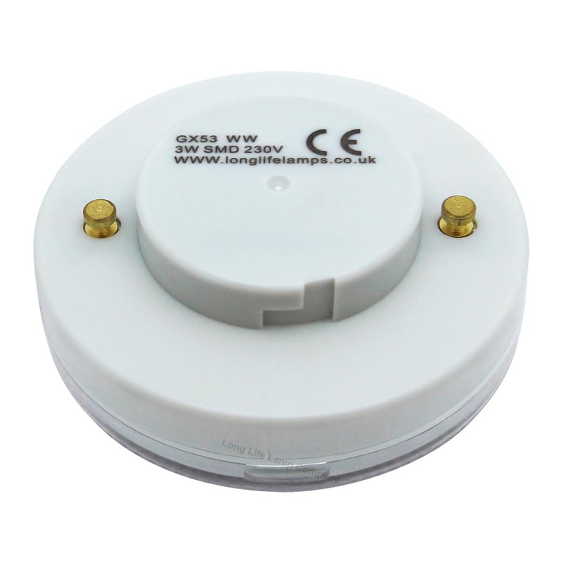 Long Life Lamp Company GX53 LED SMD 3W Replacement for