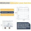 Allstare WD28X10384 Dishwasher Lower Rack Replacement Parts for GE Dishwasher