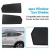 MAX COOL Left & Right Rear Car Window Sun Shades