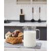 Glass Water Pitcher with Scale Line, Dinner Table jug, Large