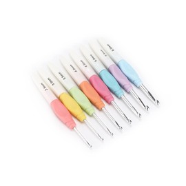 Yosoo Knitting Needles Set Boye Crochet Hooks Plastic Yarn Size 50 Circular Knitting Needles Hair Crochet Hook
