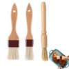3 Pcs Pastry Brushes, Cooking Brush, Wooden Durable Pastry Brushes