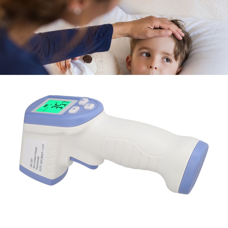 Infrared Thermometer Non Contact Cooking IR Temperature Gun 32.0℃~45℃ 89.6℉~113℉