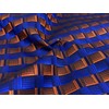 [S&W SHLAX&WING] Men's Necktie Pocket Square Blue Copper Tie Set