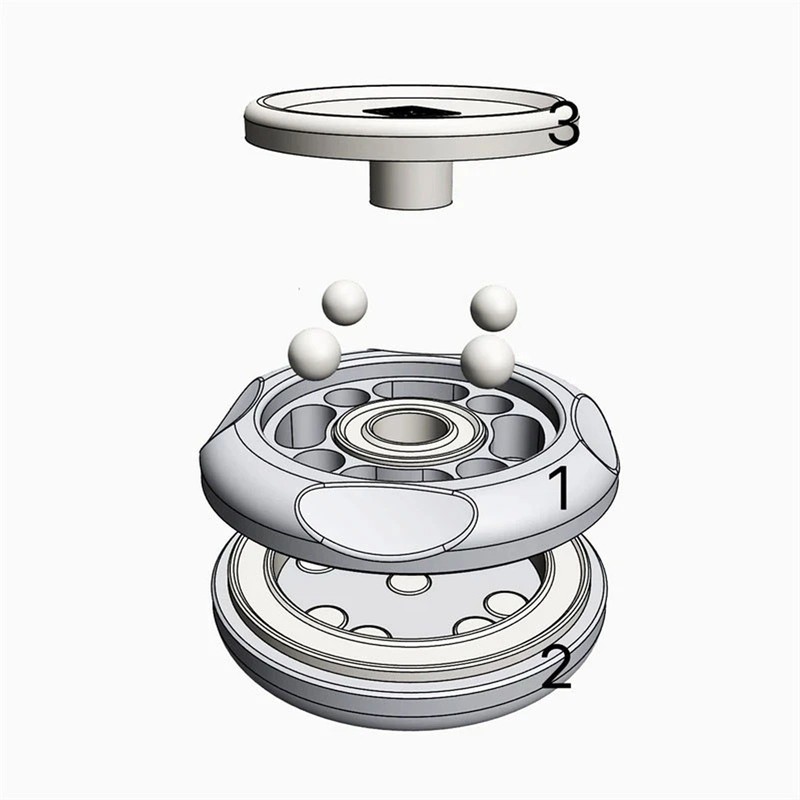 Magnetic Haptic Coin Silent Stainless Steel Flipped Fingertip Toy Rotatable