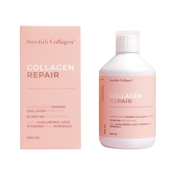 Swedish Collagen Repair 10000mg Hydrolyzed Marine Collagen Peptides 500ml