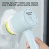 Soap Dispenser Cleaning Scrub Brush Pot Dish Brush with Storage