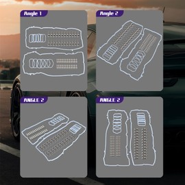 5184296AH Rocker Arms Lifters Kit Valve Gaskets Kit Compatible with 2011-2016 Chrysler 200 300 Dodge Challenger Charger Jeep Grand Cherokee Wrangler Ram 1500 3.6L V6 DOHC Replace 5184294AC 5184294AD