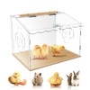 Spacious Chicken Brooder Boxs, Brooder Box for Chicks, Acrylic Chicken
