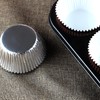 Xlloest Foil Cupcake Liners Baking Cups Paper Standard Silver, 200