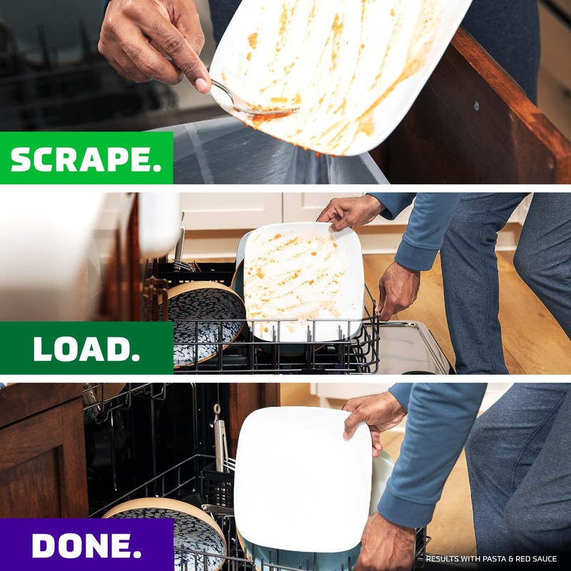 Cascade Platinum Dishwasher Pods, ActionPacs Dishwasher Detergent with Dishwasher Cleaner