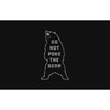 CafePress Do Not Poke The Bear Oval Car Bumper Sticker