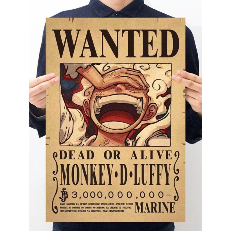 Generic 10 x One Piece Luffy Straw Hat Pirates Wanted