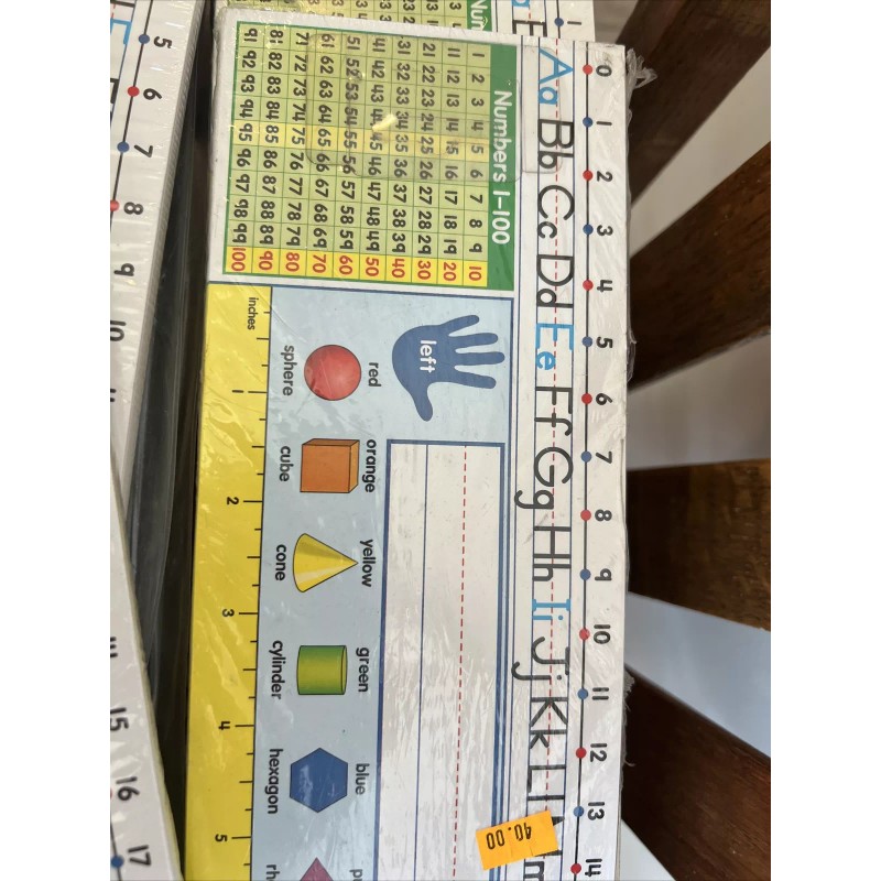 Carson Dellosa Education Self-Adhesive Traditional Manuscript Nameplates, Grades 1-2, Pack