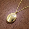 trendor 75826-60 Women's Locket with Necklace Gold on Silver 925