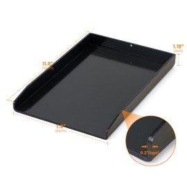 Stanbroil Universal Griddle Pan Flat Top Plate, Nonstick Coating Cooking Griddle Plate for Most Gas Grills, 7.8" x 11.8"