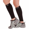 Zensah Compression Leg Sleeves, Black, X-Small/Small