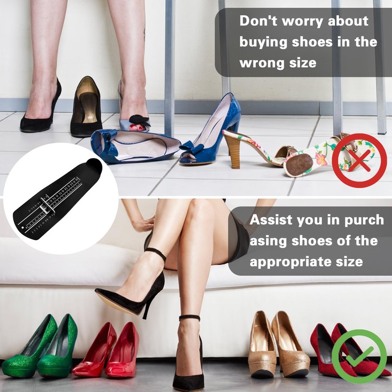 Bntyok Shoe Size Measuring Devices For Adults and Kids Easy