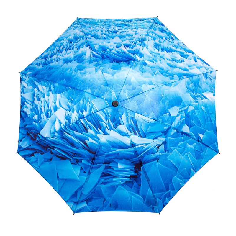 Umbrella Compact Inverted Folding Umbrellas Auto Open Close - H2.18.Blue