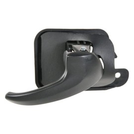 TRQ Right Interior Door Handle Black Passenger Side Compatible with 1994-2004 Ford Mustang