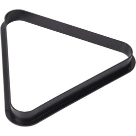 Sinsilvie 2",1 7/8" or 1 1/2" Snooker, Pool or Billiards Triangle Ball Rack for 15 Ball,Black Plastic 8 Ball Triangle (For 1 7/8" Ball（47.5mm）)