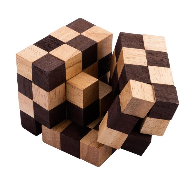 Engelhart - 350170- Anaconda wooden brain teaser puzzle expert level