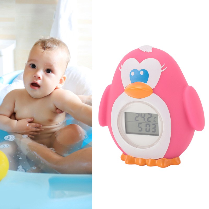 Baby Bath Thermometer High and Low Temp Automatic Alarm IP67