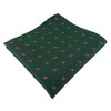TigerTie Designer Pocket Square with Lilies Pattern - Pocket Square