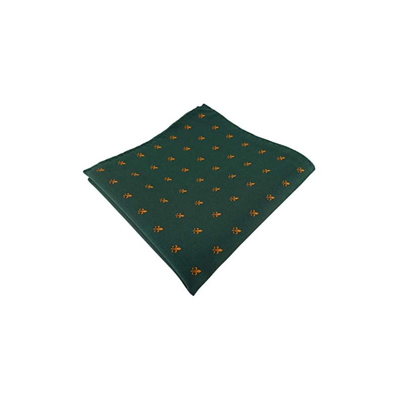 TigerTie Designer Pocket Square with Lilies Pattern - Pocket Square