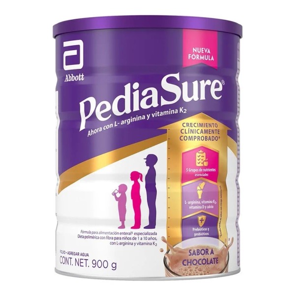 Alimentación Especializada Pediasure Chocolate En Polvo 900g